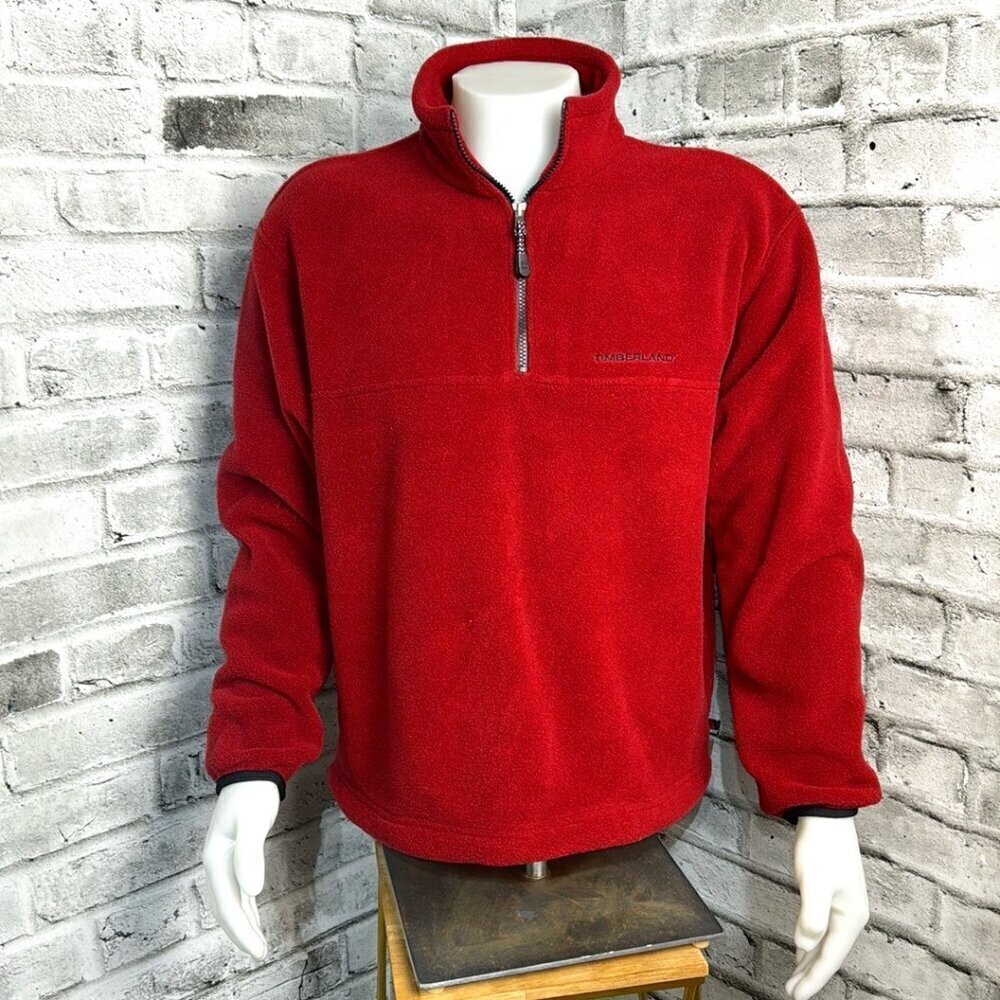 Timberland Vintage 90s 1/4 Zip Pullover Fleece Jacket